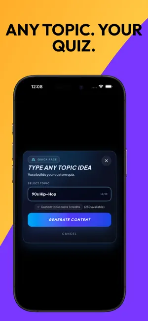 Vuxa: Multiplayer Trivia Quiz screenshot 3