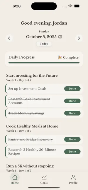 Incremental: AI Goal Planner screenshot 3