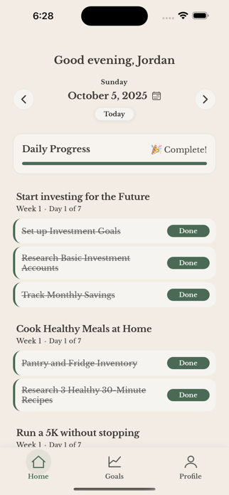 Incremental: AI Goal Planner Screenshot 3 of 7