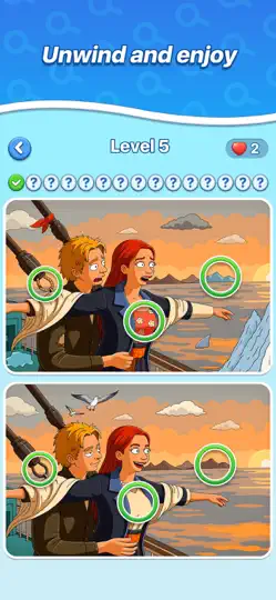 Скриншот Differences - Find & Spot All на iPhone 5