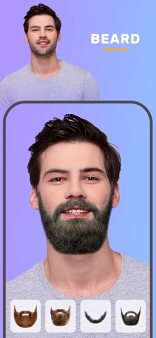 Man Hair Mustache Beard Style screenshot