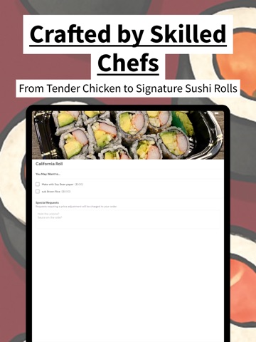 Tomo Asian Bistro iPad screenshot