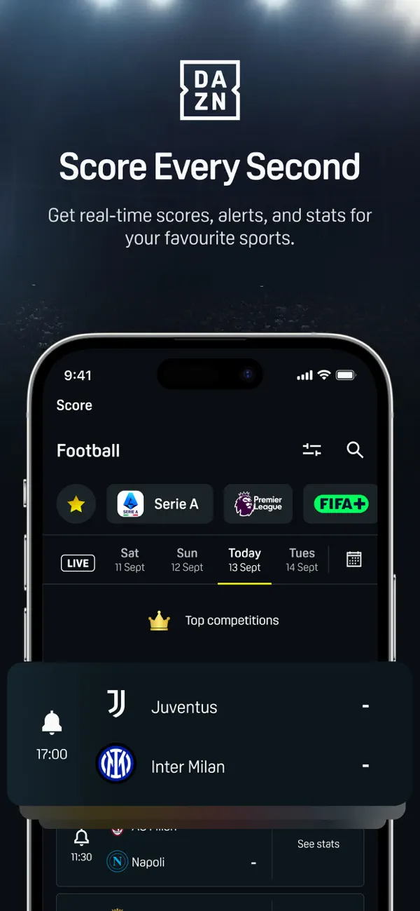 #5. DAZN: Stream Live Sports (iOS) 게시자: DAZN Limited