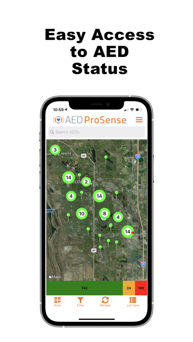 Screenshot #1 pour AEDProSense