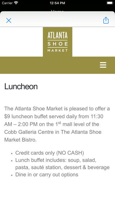 The Atlanta Shoe Market Screenshot