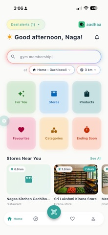 Aadhaa iPhone screenshot