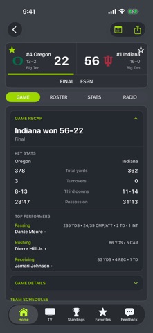 Oregon Football app screenshot 3