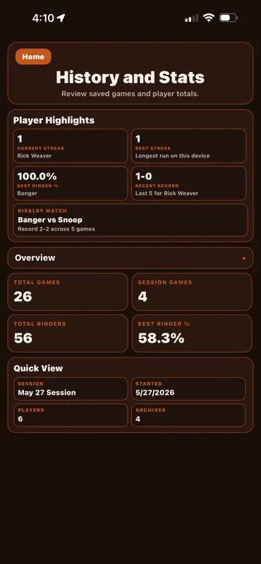 Six Pack Scorekeeper screenshot 3 of 4