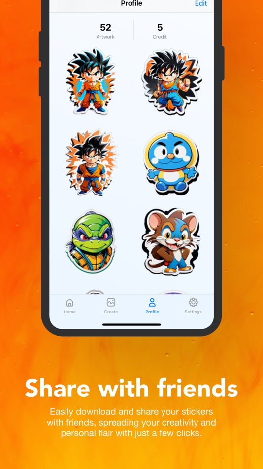 #4. Stickerist - AI Stickers Maker (iOS) 由: Xiao Jiang
