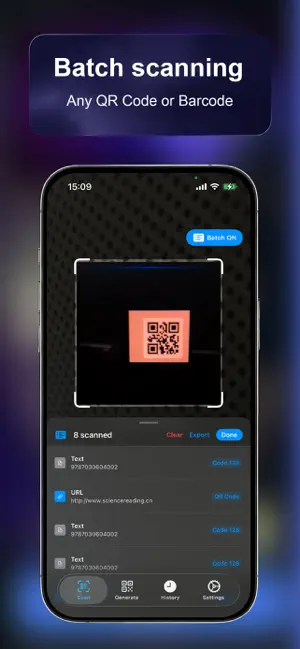 Batch QR Code Scanner & Reader screenshot 1