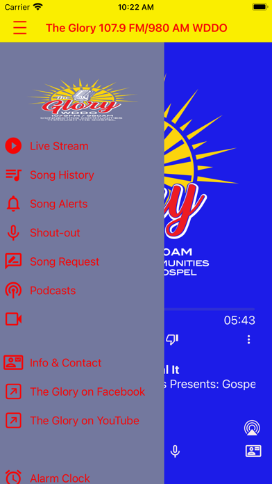The Glory 107.9 FM / 980 AM iPhone screenshot 2 - Entertainment app