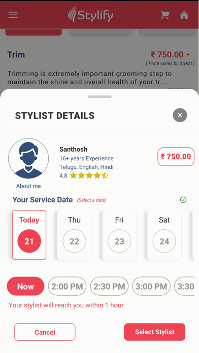 Stylify - The Beauty App Screenshot
