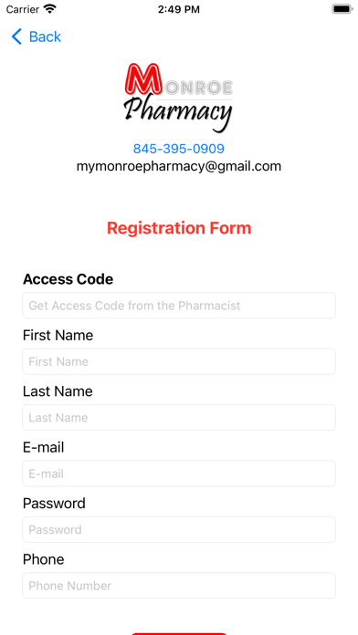 Monroe Pharmacy by Mydesh Inc iPhone screenshot 6 - Medical app