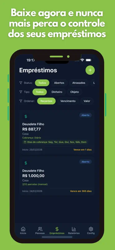 Empréstimos: Gerencie Controle screenshot 8 of 8