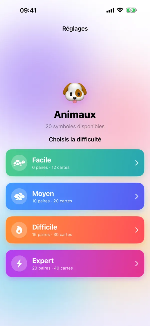 Screenshot #3 pour Memo : Paires personnalisables