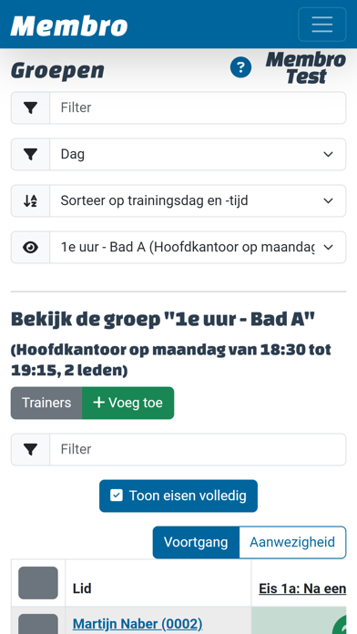 Membro Screenshot