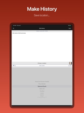 BigTipper™ iPad screenshot