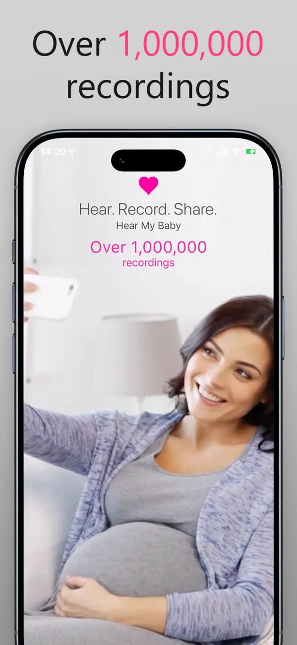 Screenshot #1 pour Hear My Baby Heartbeat App 2.0