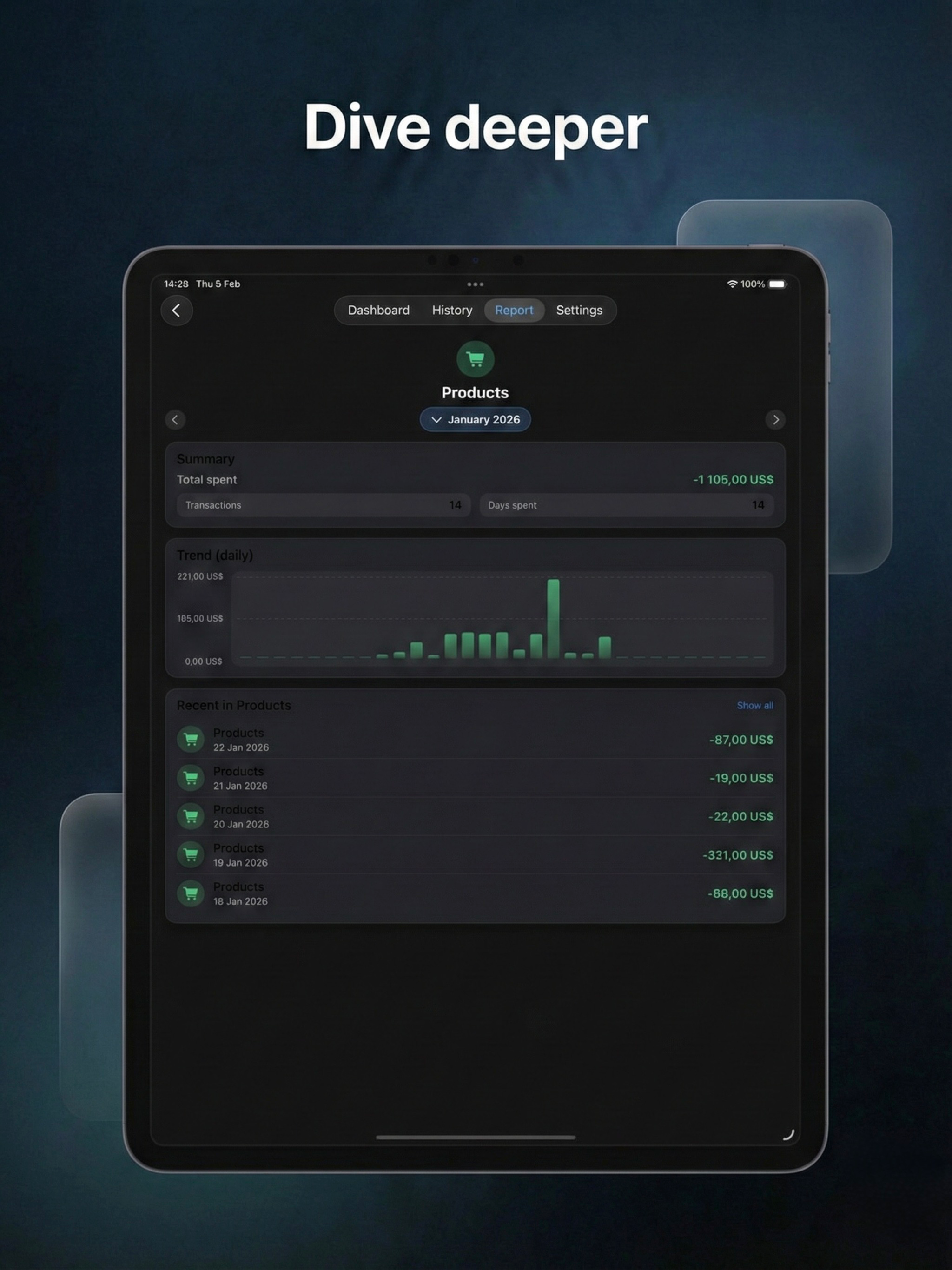 Spending Tracker: Stash Flow
