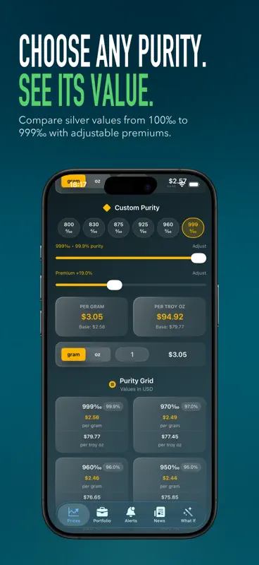 Silver Price Tracker screenshot 4 of 6