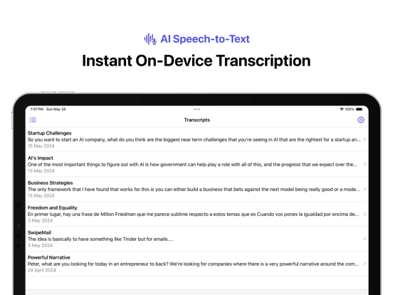 ScriptAI - Record, Transcribe