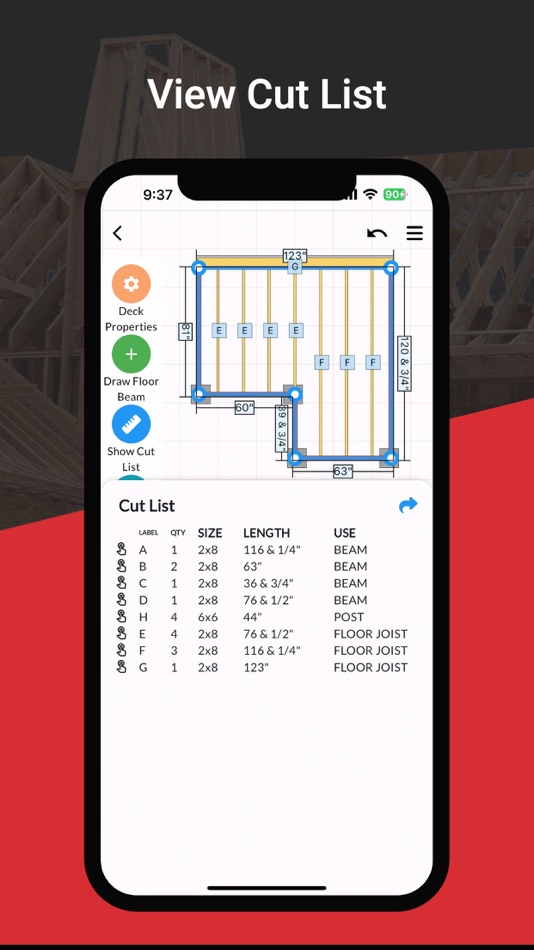 #4. RedX Decks - 3D Deck Builder (iOS) 由: RedX Technology Inc