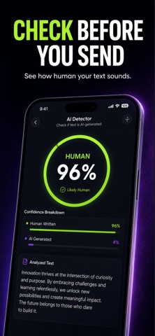 Humanize AI Text - HumanGPT iPhone screenshot