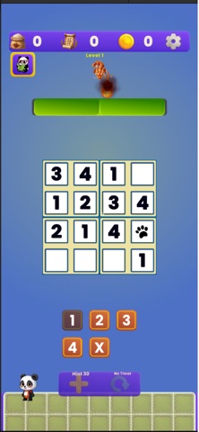 Sudoku Zen Garden with Panda — скриншот 2