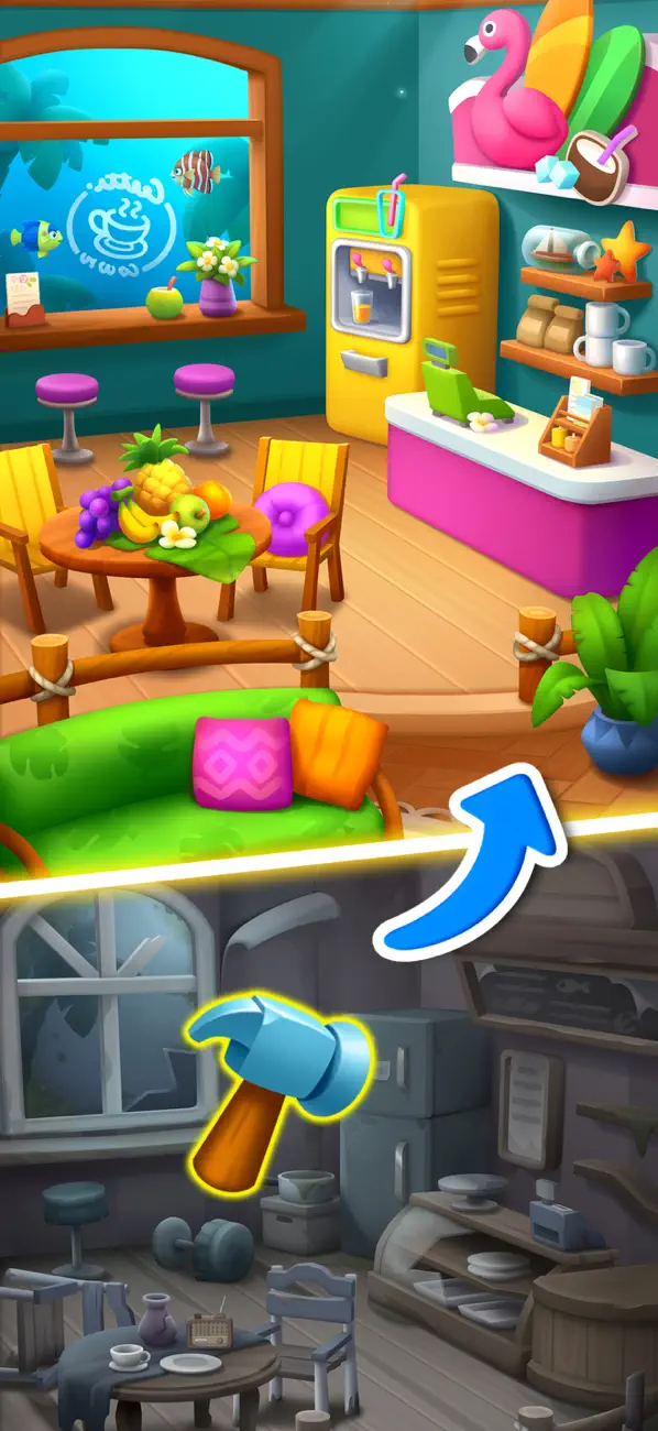 #3. Merge Ocean - Cooking & Decor (iOS) Bởi: Shanghai Zhenglang Technology Co., Ltd.