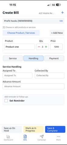 ProfitHooks: Smart Billing ERP screenshot