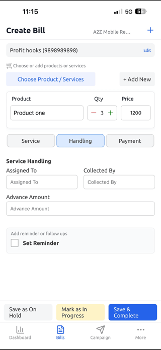 ProfitHooks: Smart Billing ERP Screenshot 3 of 6
