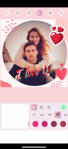 Romantic love photo frames. Screenshot 5 of 7