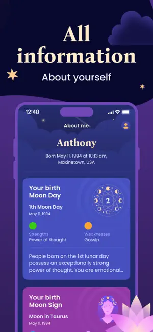 Lunaria - Moon Phase Calendar screenshot 3