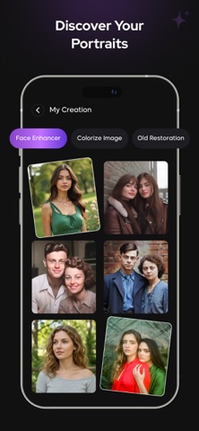 PixSharp - AI Photo Enhancer iPhone screenshot