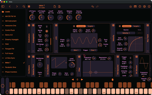 Mela – AUv3: Synth, FX, MIDI screenshot 7