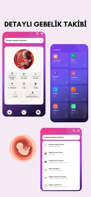 Lavli Regl, Gebelik, Bebek iPhone screenshot 3