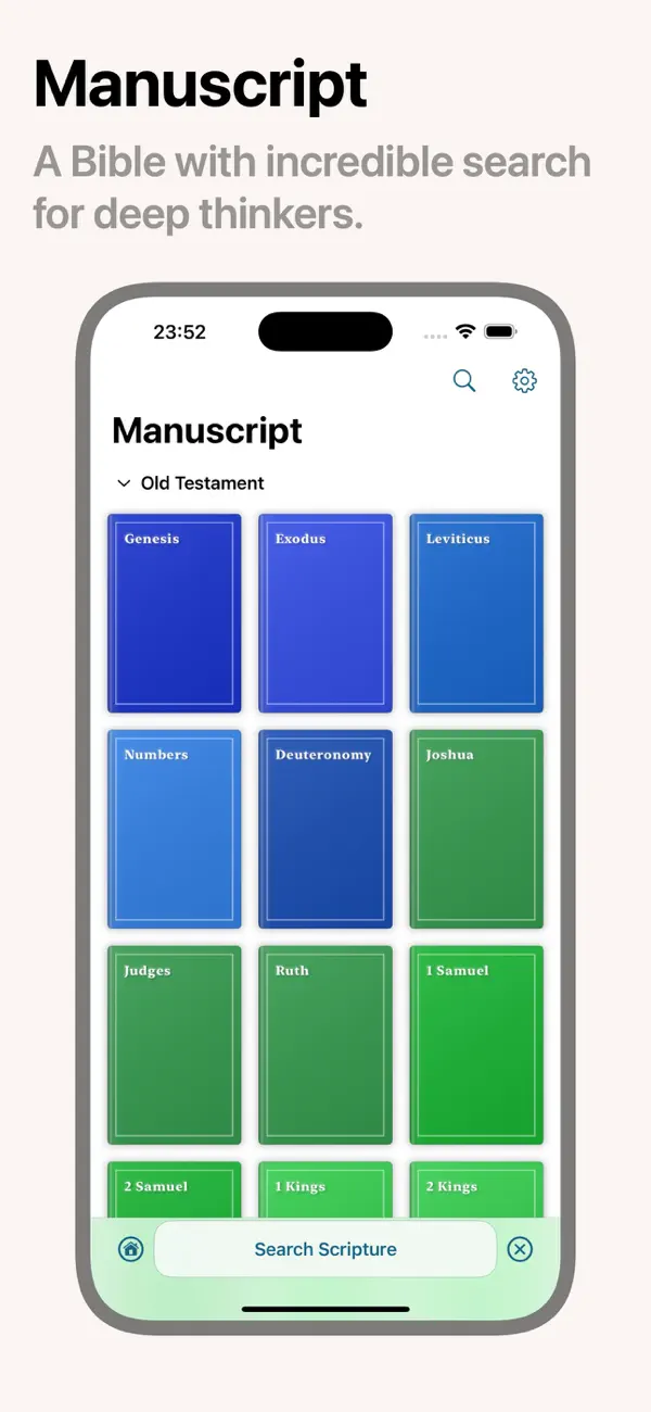 Screenshot #1 pour Bible Manuscript