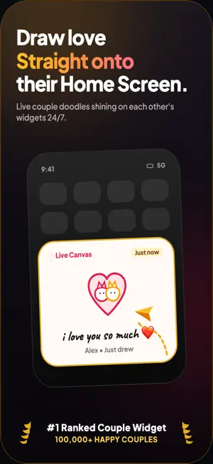 Couple & BFF Widget: Doodlee screenshot 1