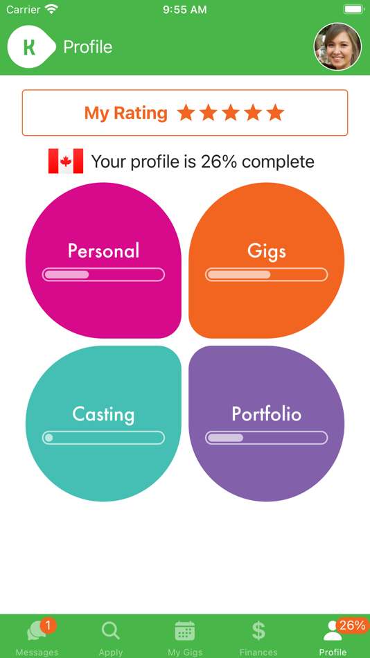 #1. Karma Casting (iOS) 来自: Karma Casting Inc.