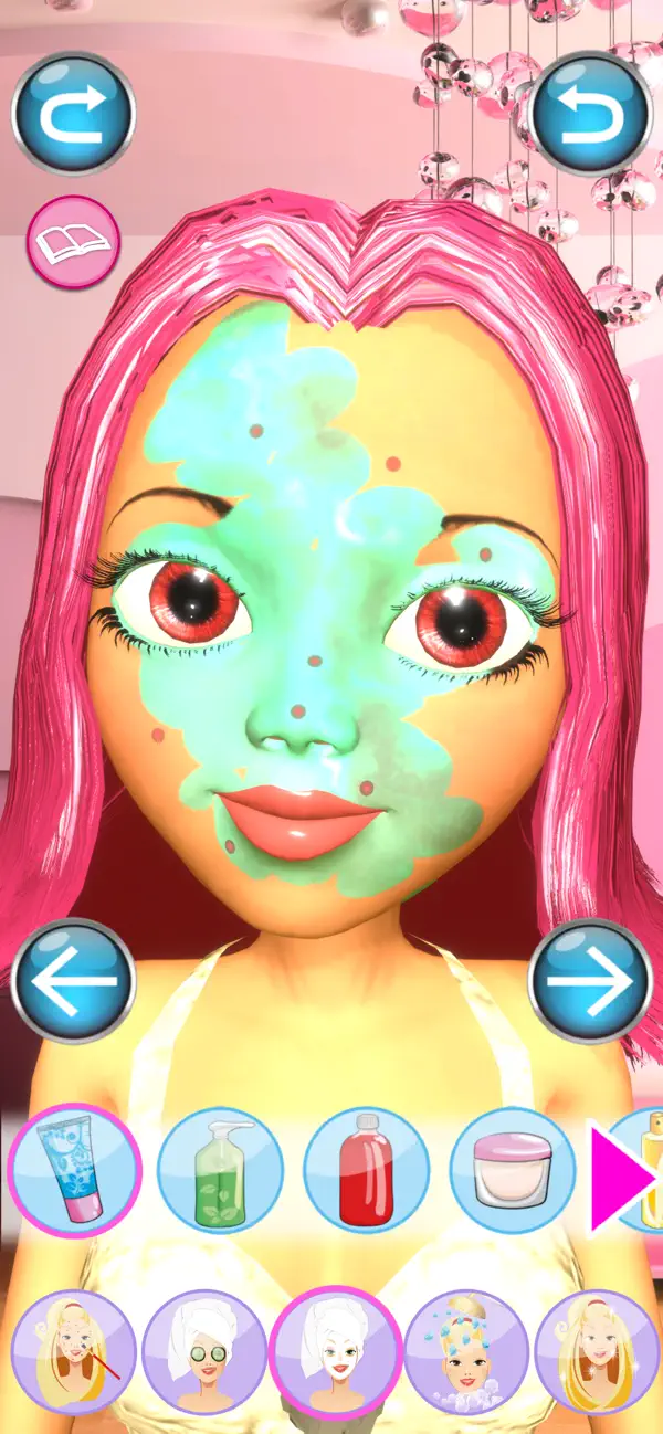 Screenshot #1 pour Princess Salon: Make Up Fun 3D
