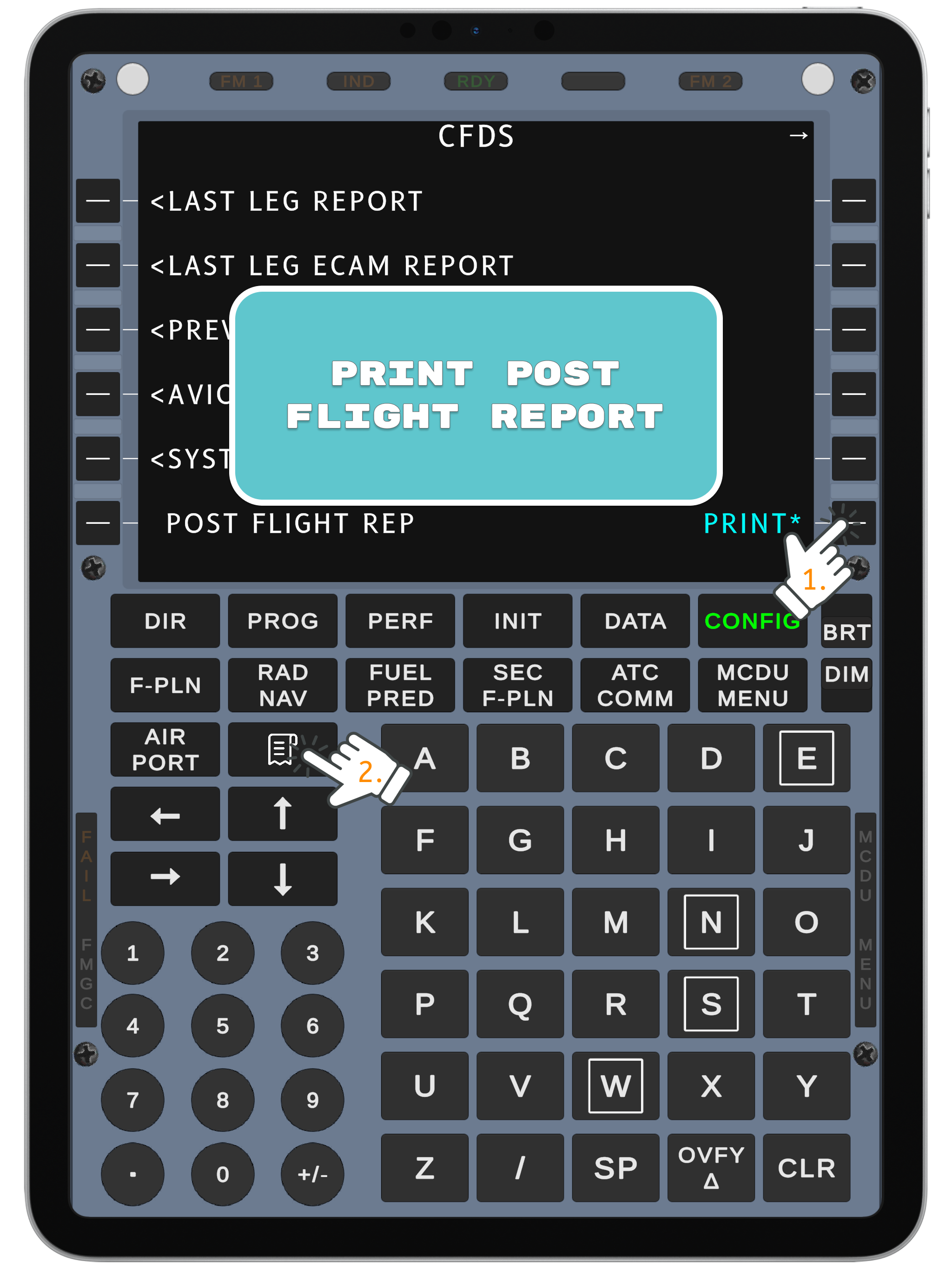 A320 CFDS Trainer Lite