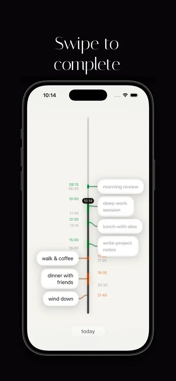Screenshot #3 pour Drift: Daily Timeline