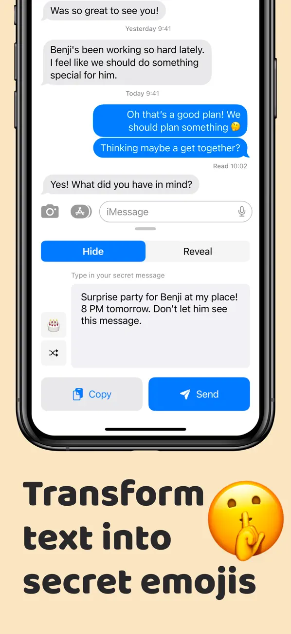Screenshot #2 pour Textmask - Stealth Messages