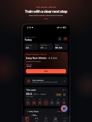 EverRun iPad screenshot