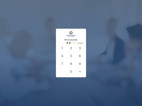 First Watch FCU iPad screenshot 2 - Finance app