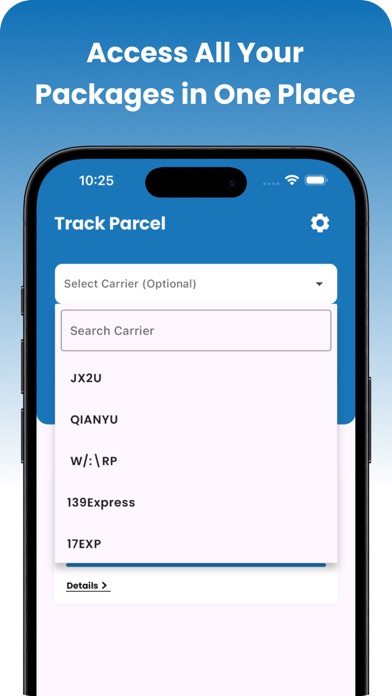 Package Tracker・Track Delivery Screenshot