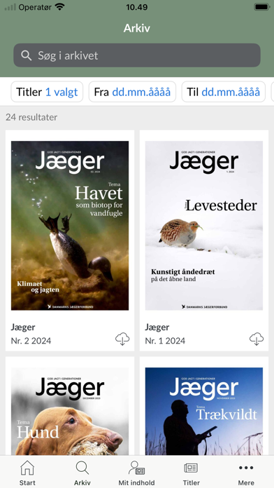 Magasinet Jæger Screenshot
