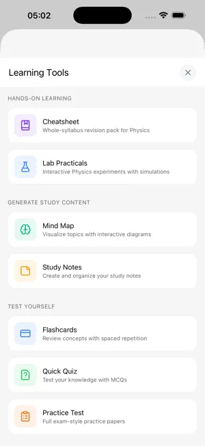 matLearn screenshot 3