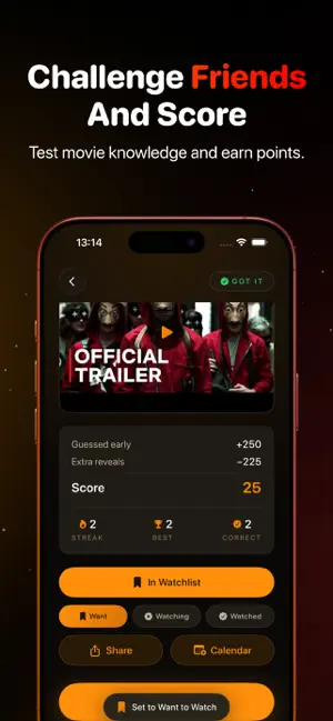 Oscar TV - Play Movies Guess screenshot 3