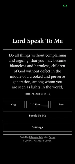 Lord Speak To Me screenshot 4